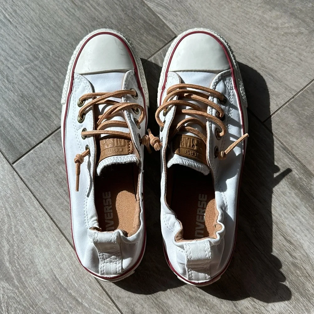 Converse Chuck Taylor All Star Shoreline Slip shoes - biscuit with tan laces