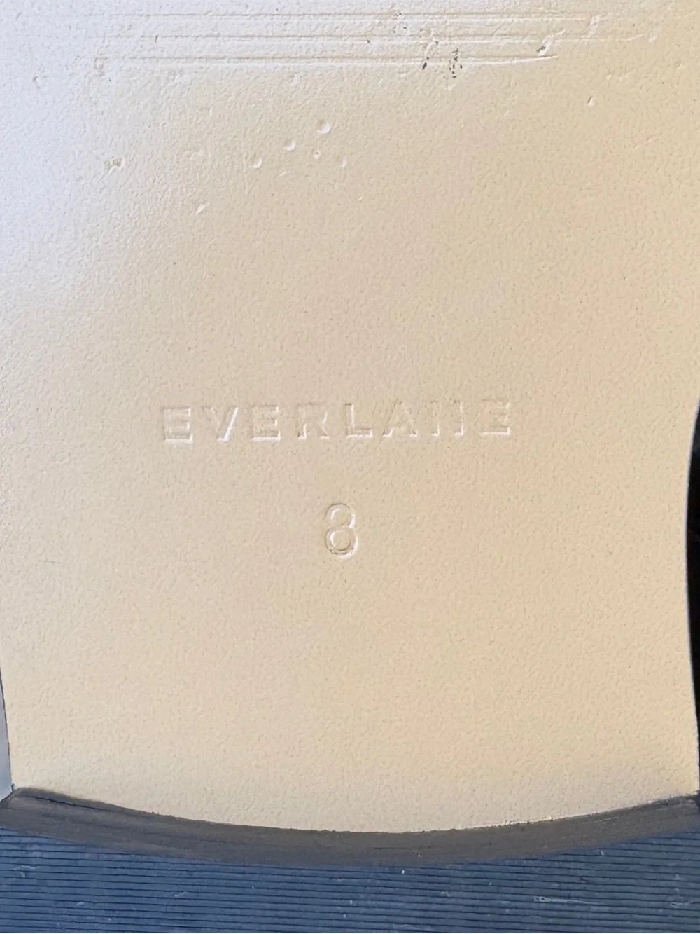 Everlane Wm’s Patent Black Leather The Chelsea Boot In Sz 8