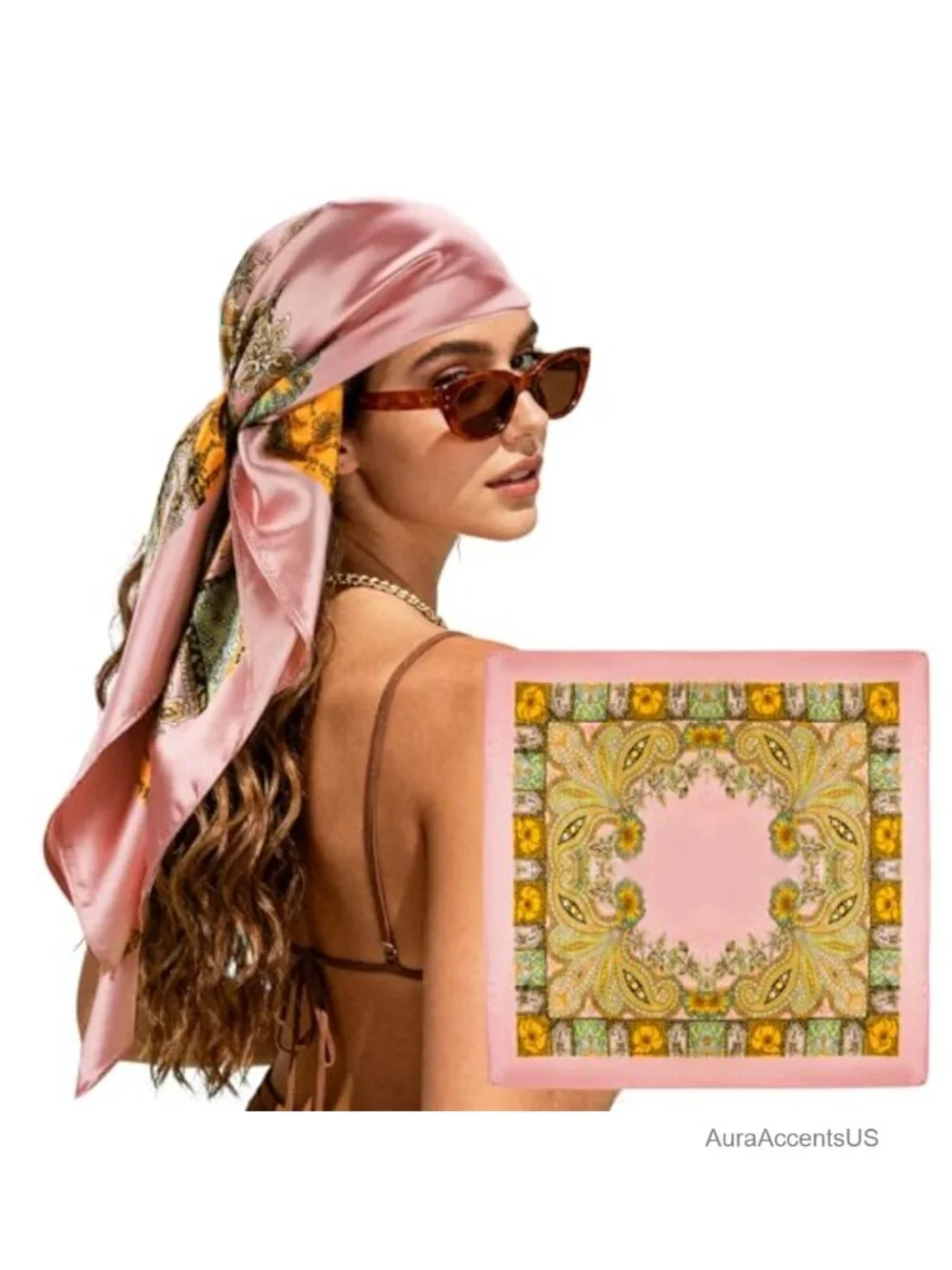 Square Satin Scarf – 35