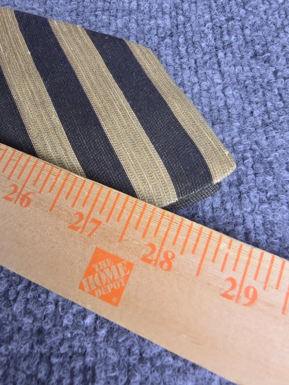 Ermenegildo Zegna Silk Linen Striped Tie Muted Gold Charcoal Grey Made In Italy