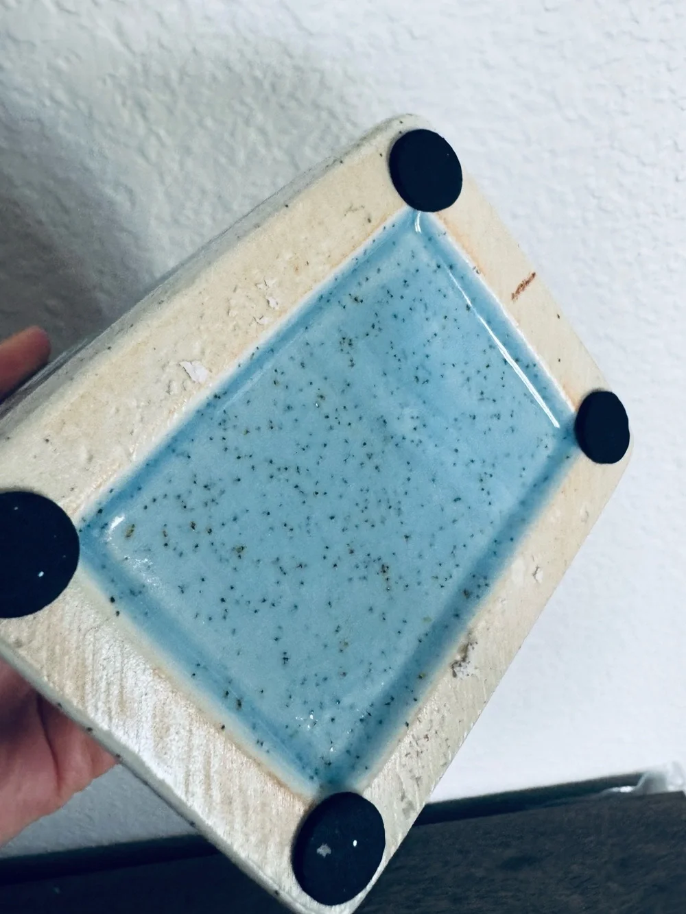 N/A blue speckled