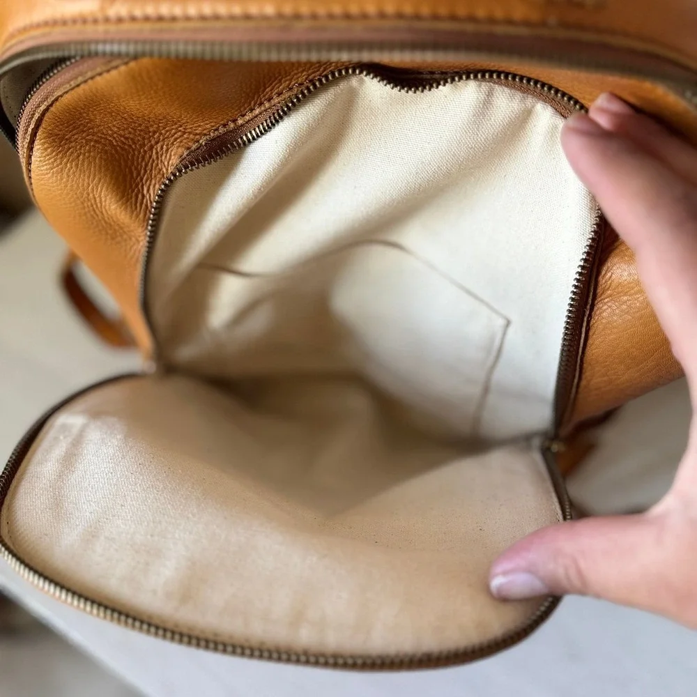 MARGOT NEW YORK kimmie backpack cognac