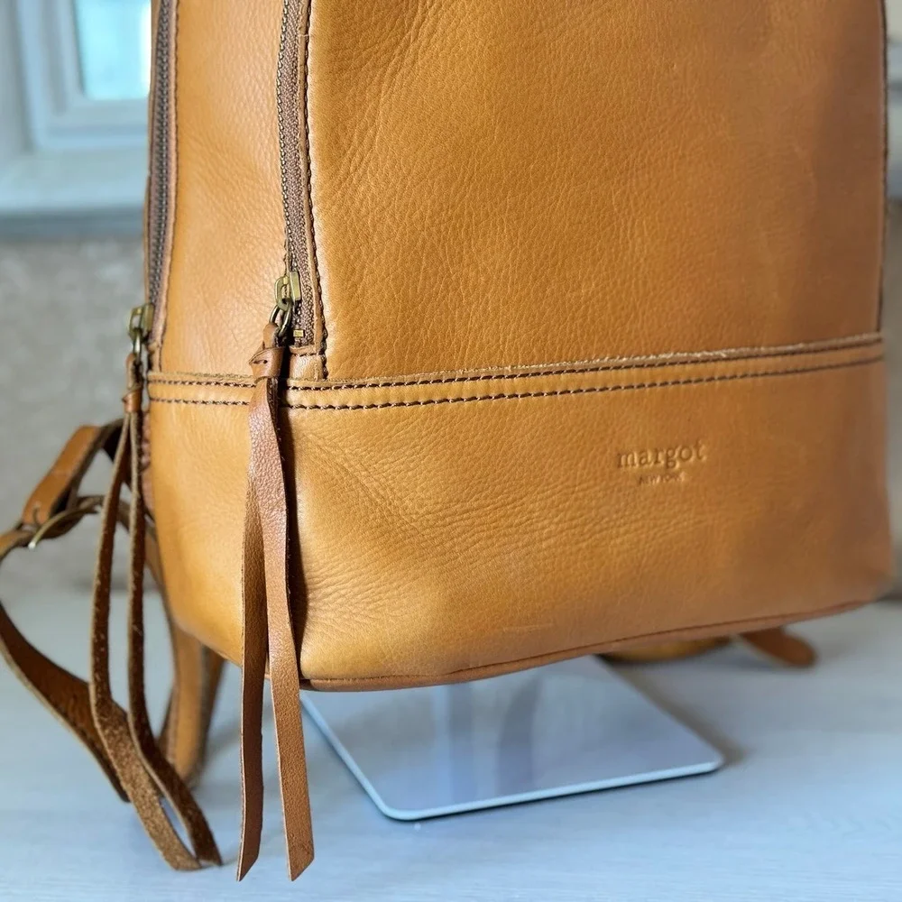 MARGOT NEW YORK kimmie backpack cognac