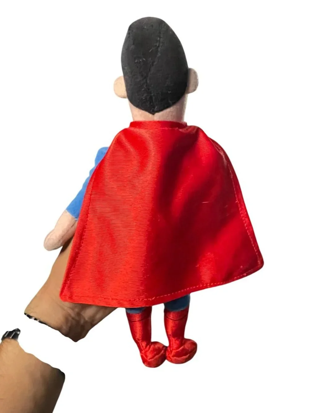 Vintage 1998 Superman bean bag Superman Plush Doll Red Cape 12-Inch Collectible