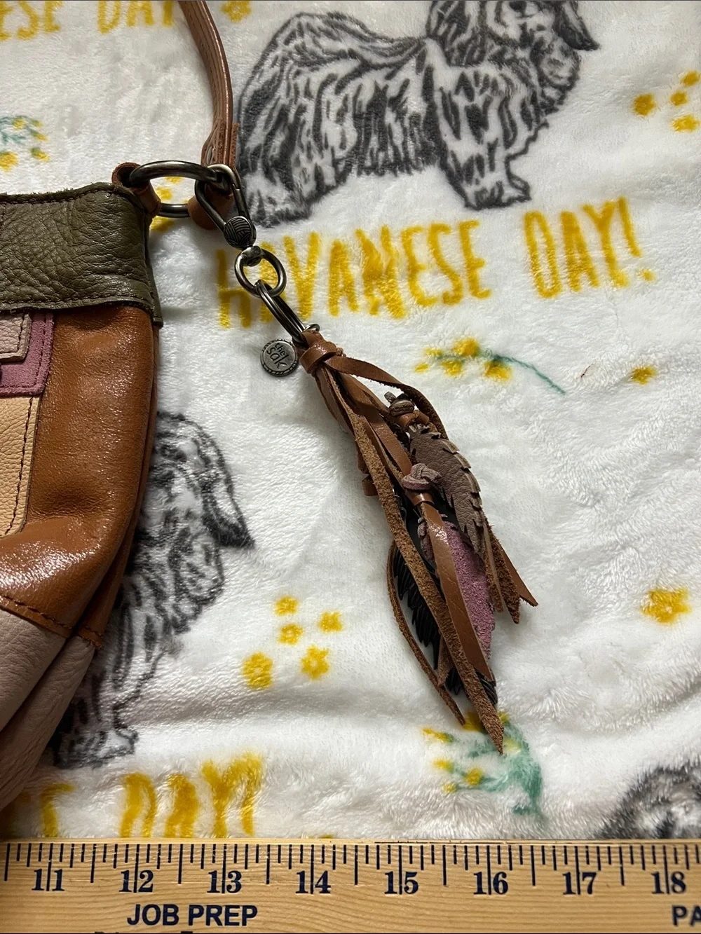 The Sak patchwork leather