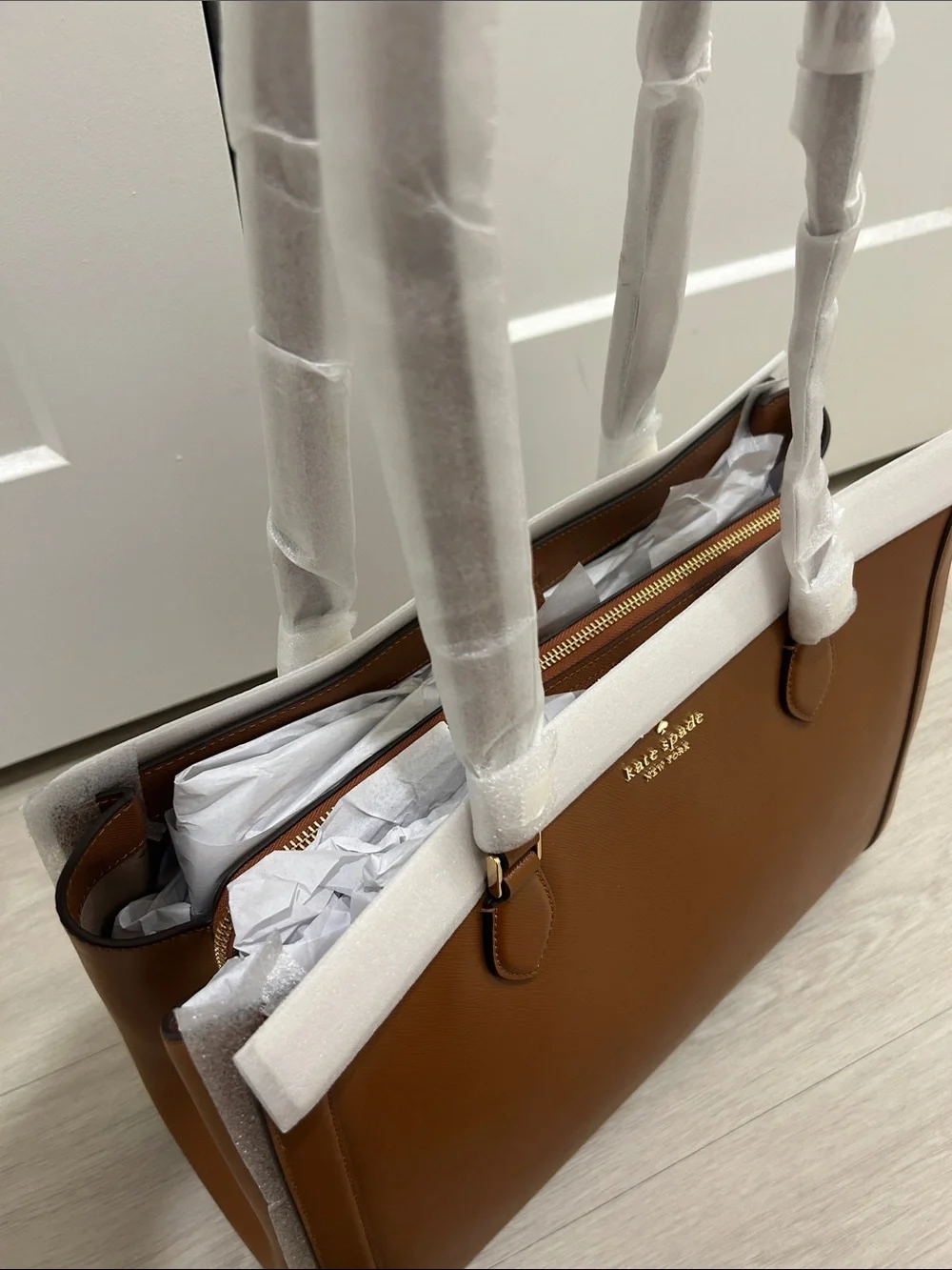 kate spade structured leather