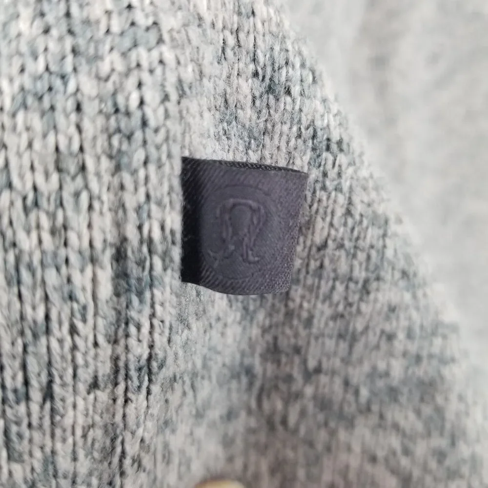 Lululemon Fleece & Thank You Pullover 1/4 Zip Sweatshirt Hoodie Size 8