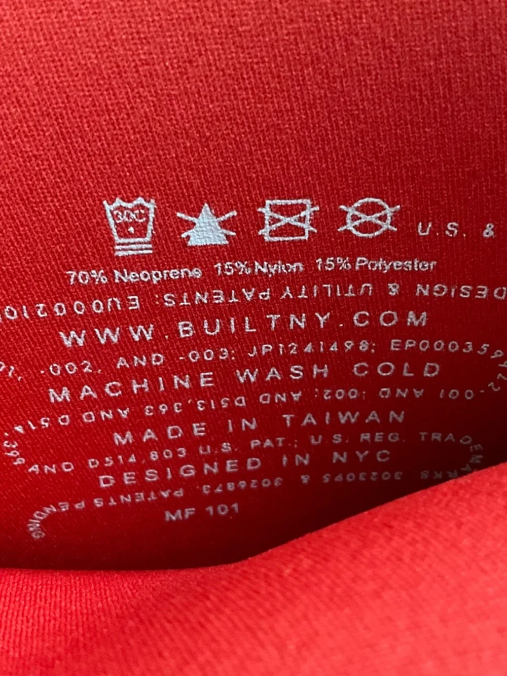 Built Ny built neoprene
