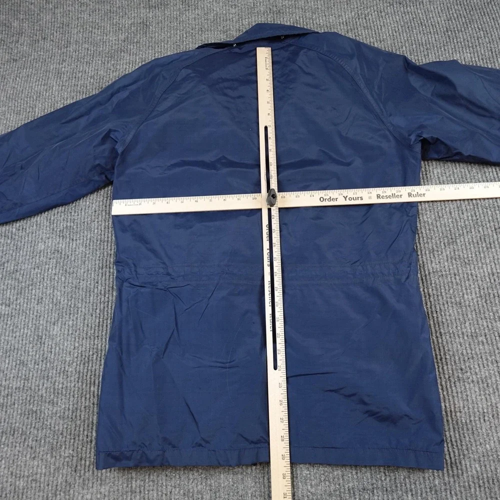Vintage The North Face Goretex Jacket Mens Medium Blue Made USA Rain Shell