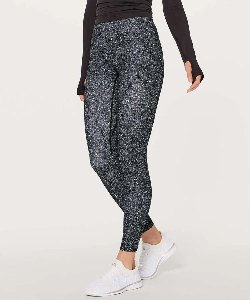 Lululemon Black Speckle Lead the Pack 28