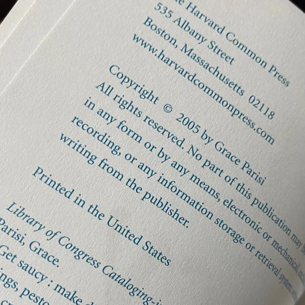 Harvard Common Press make dinner