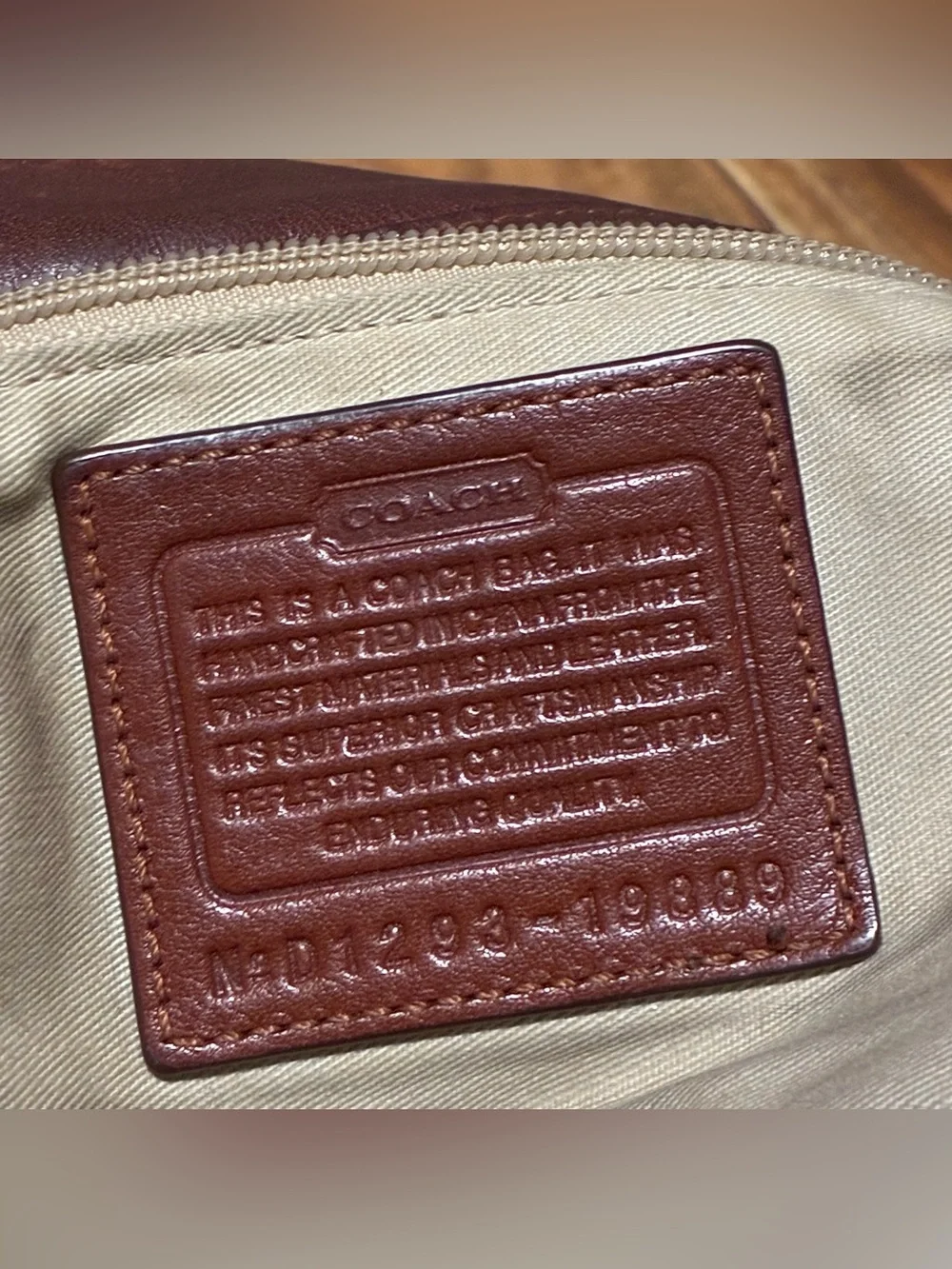 Y2K vtg Coach Legacy Bucket Duffle • 19889