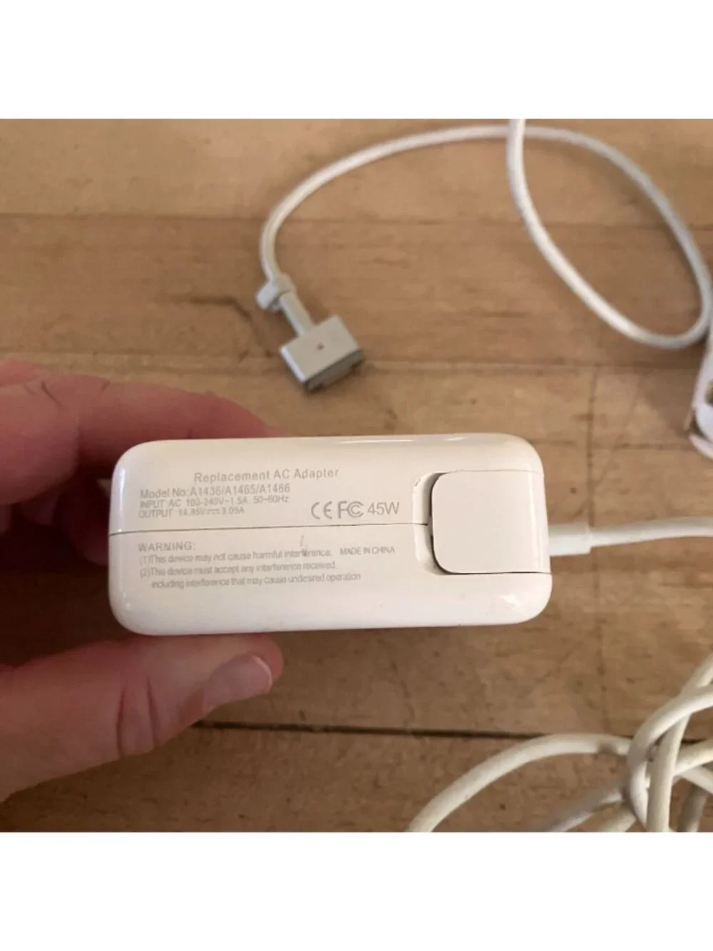 Apple/Non (LOT OF 3) 45W MagSafe 2 Power Adapter A1436 Charger Set White AN EXC