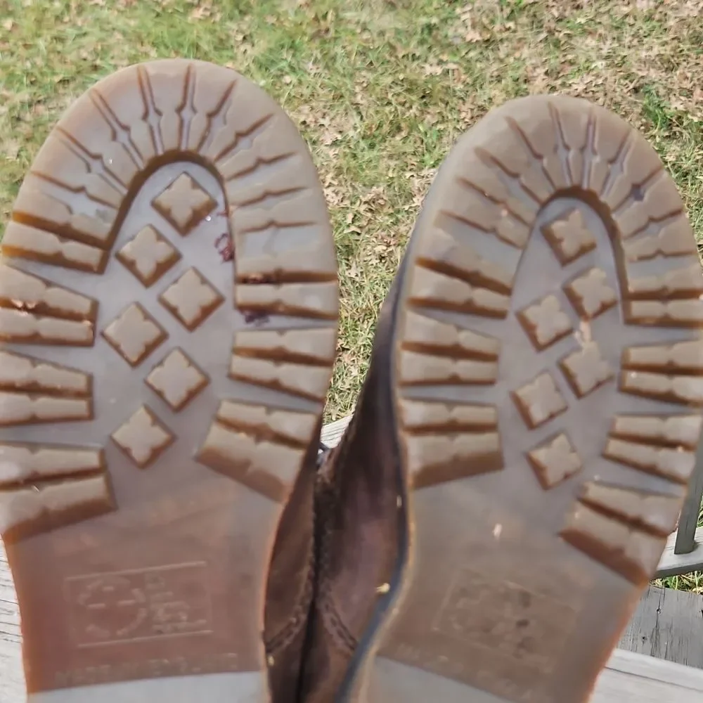 Dr. Martens Industrial Leather Work Shoes Size 9 Broken In