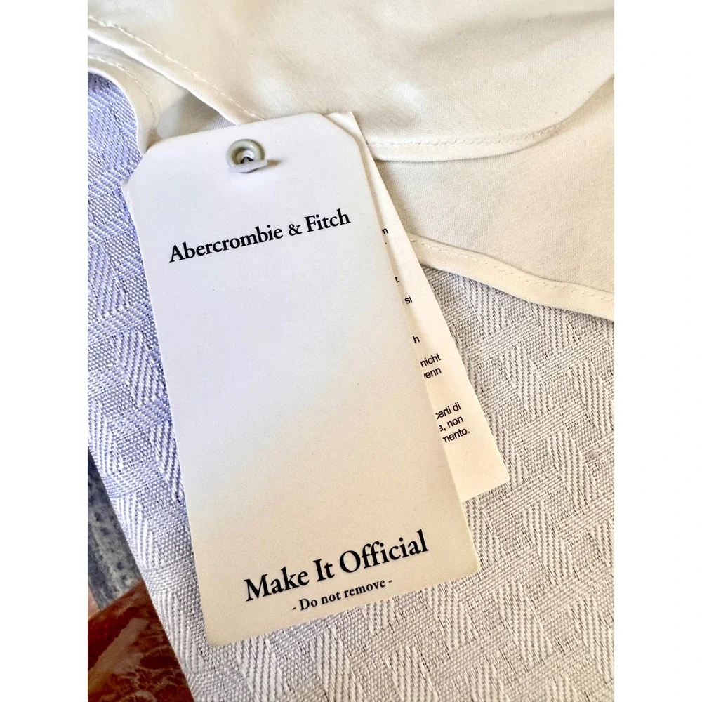 Abercrombie & Fitch One Shoulder Satin Maxi Dress Cream Small Tall ST New