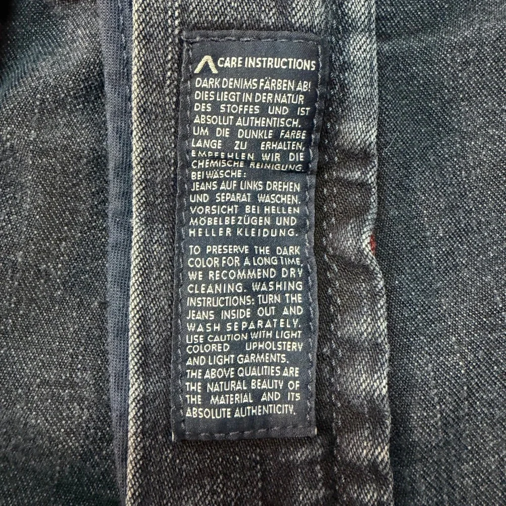 Alberto Modern Fit T400 Denim Jeans Mens 34x34 Dark Wash Straight Leg Blue 8237
