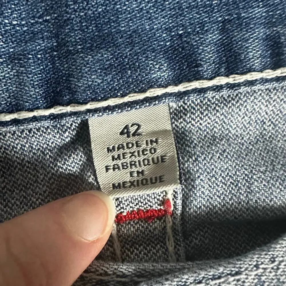 True Religion Geno Slim Naturaline Jeans Men's 42