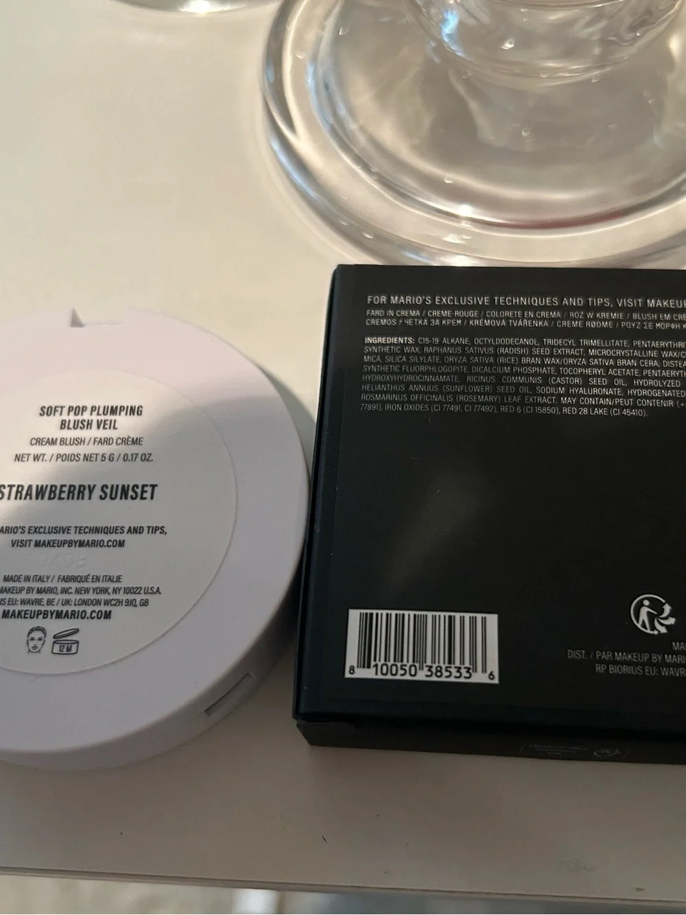✨ Makeup by Mario Soft Pop Plumping Blush Veil | Strawberry Sunset | NIB