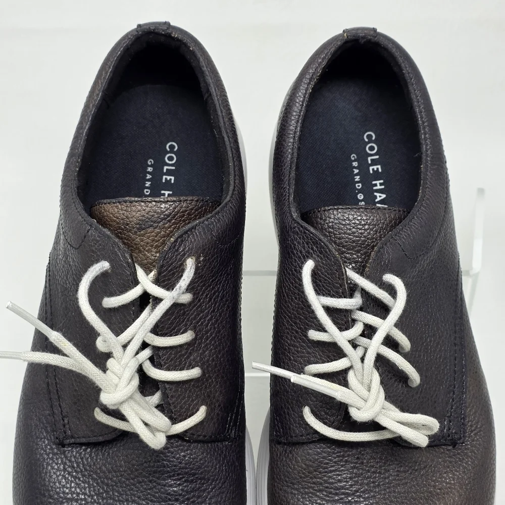 Cole Haan Grand Tour Oxford Java/Cobblestone Plain Toe Men’s Size 12 M Pre-owned