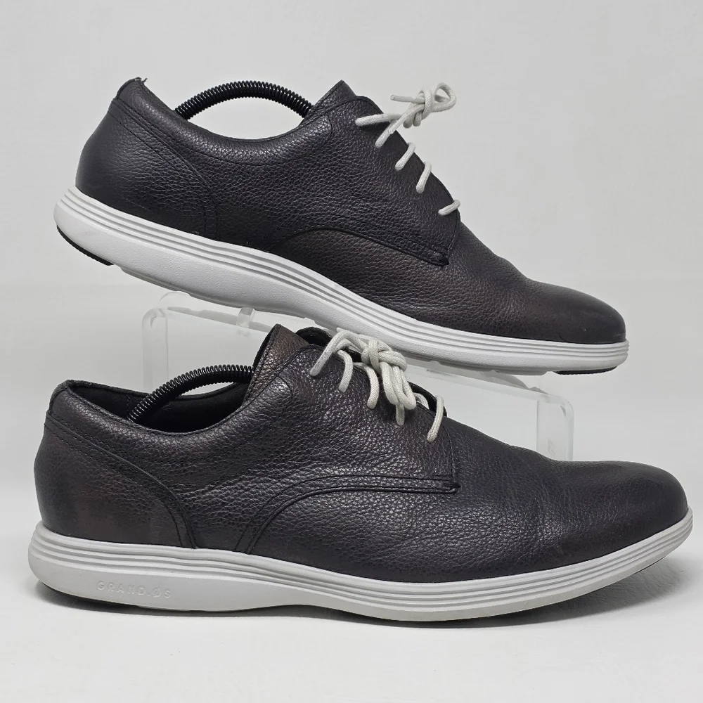 Cole Haan Grand Tour Oxford Java/Cobblestone Plain Toe Men’s Size 12 M Pre-owned