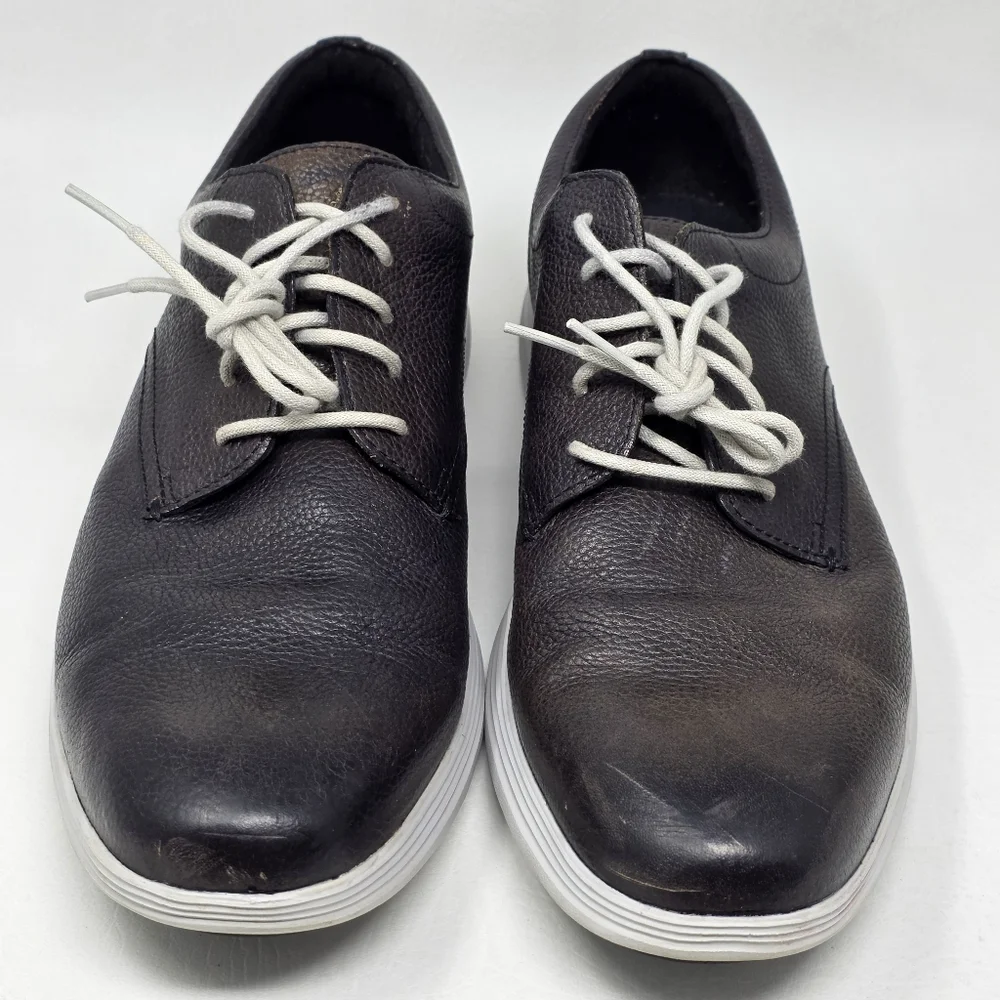 Cole Haan Grand Tour Oxford Java/Cobblestone Plain Toe Men’s Size 12 M Pre-owned