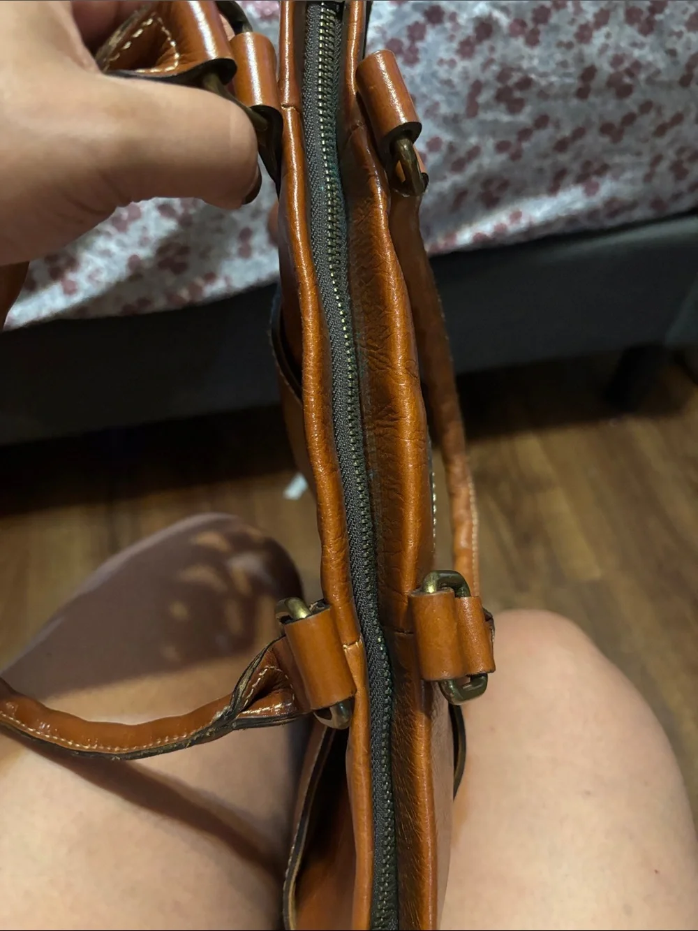 Patricia Nash sleek cognac