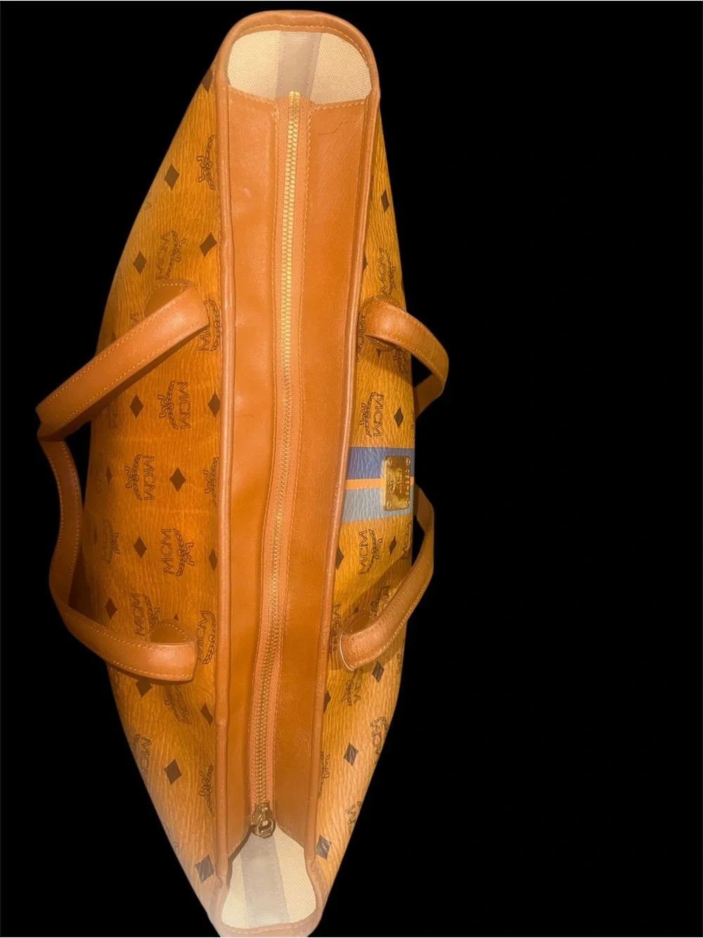 MCM tote signature