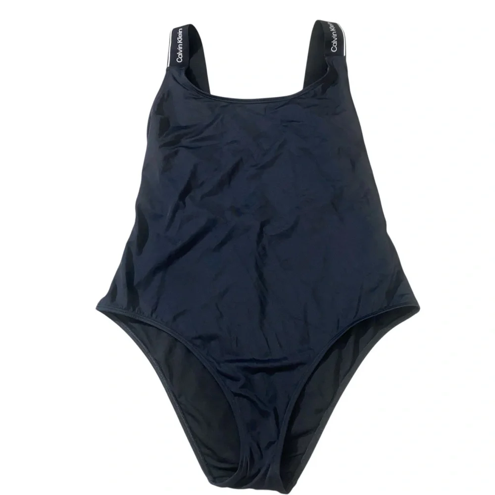 One-Piece Swimsuit Calvin Klein XL Logo Strap Classic Scoop‎