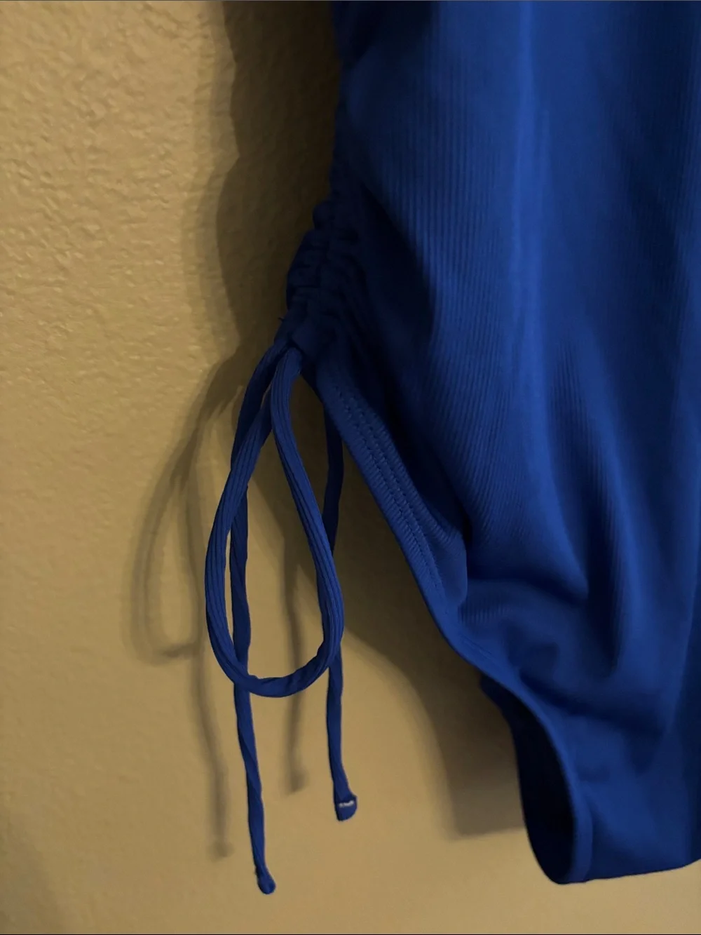 Shade & Shore Royal Blue One-Piece Swimsuit with Side Ties