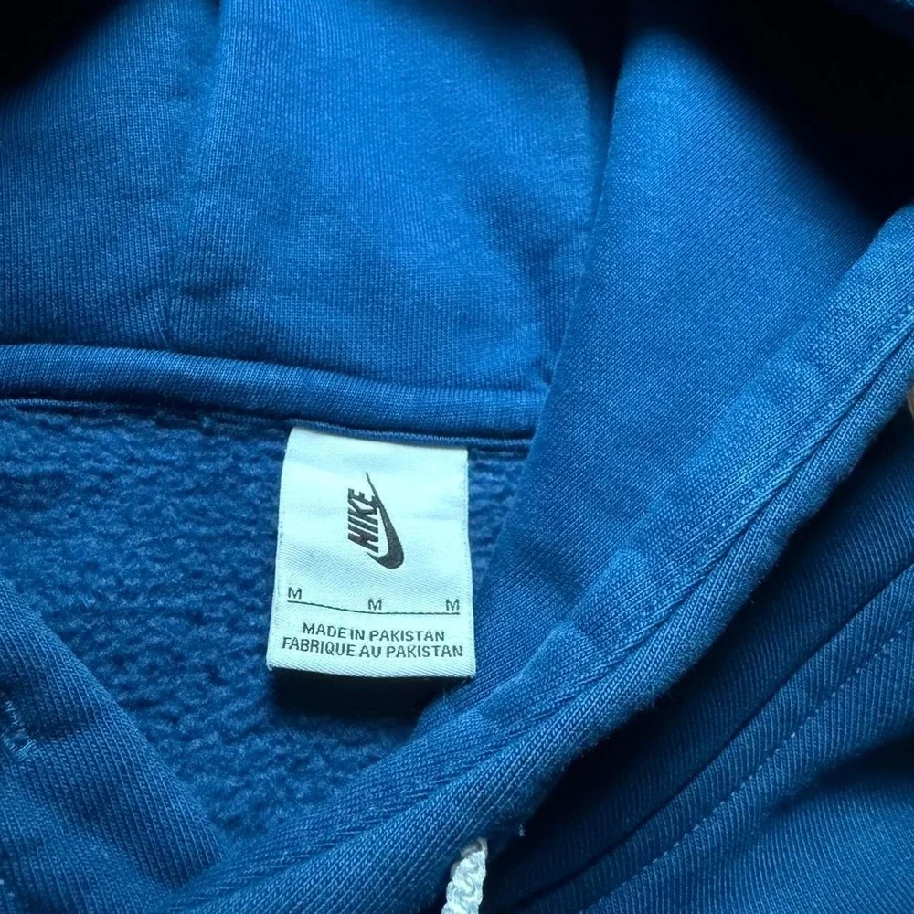 Nike Standard SB Blue Fleece Retro Tech Hoodie Medium