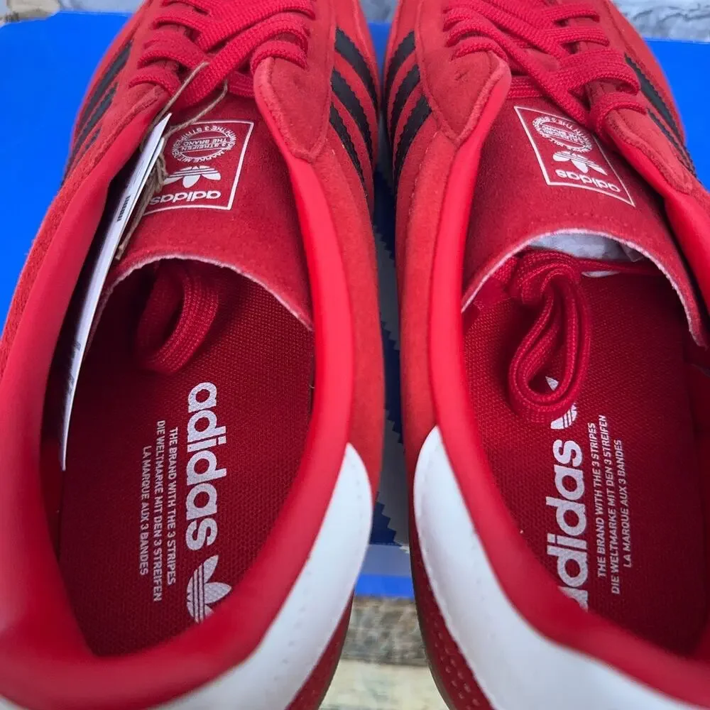 Adidas Originals Gazelle Indoor Casual Red Black White IH9654 Mens Size 12 New