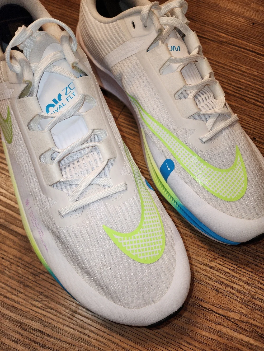 Size 11.5 - Nike Zoom Rival Fly 3 White Running Sneaker