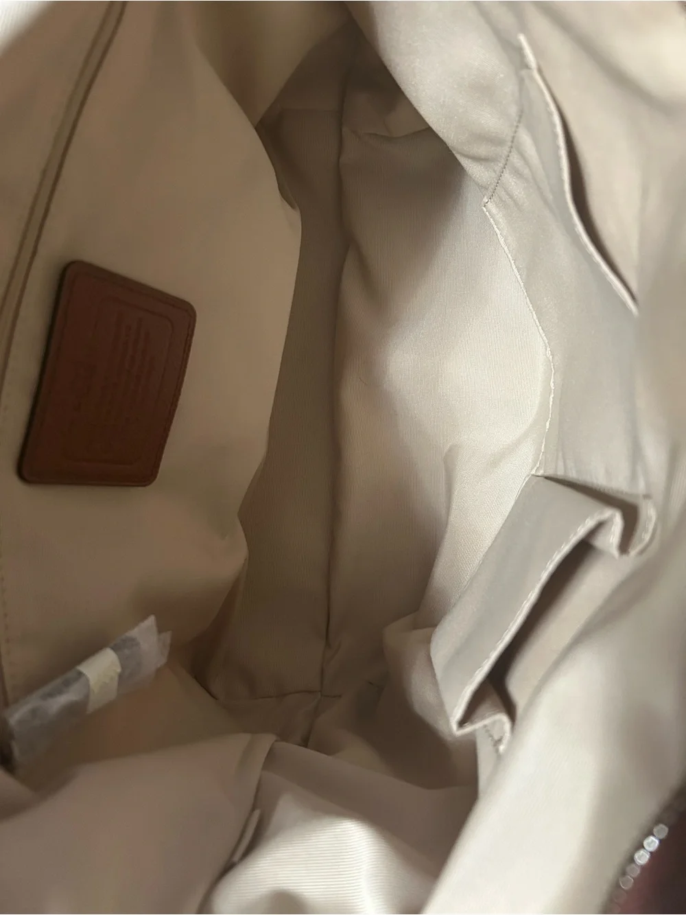 Coach tote khaki