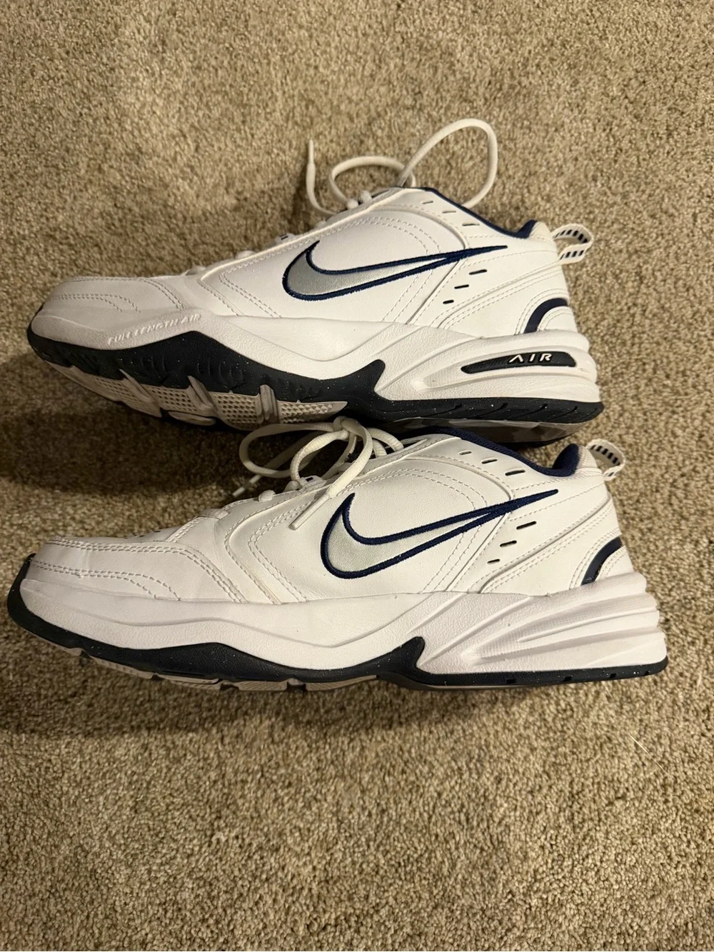 Nike white leather
