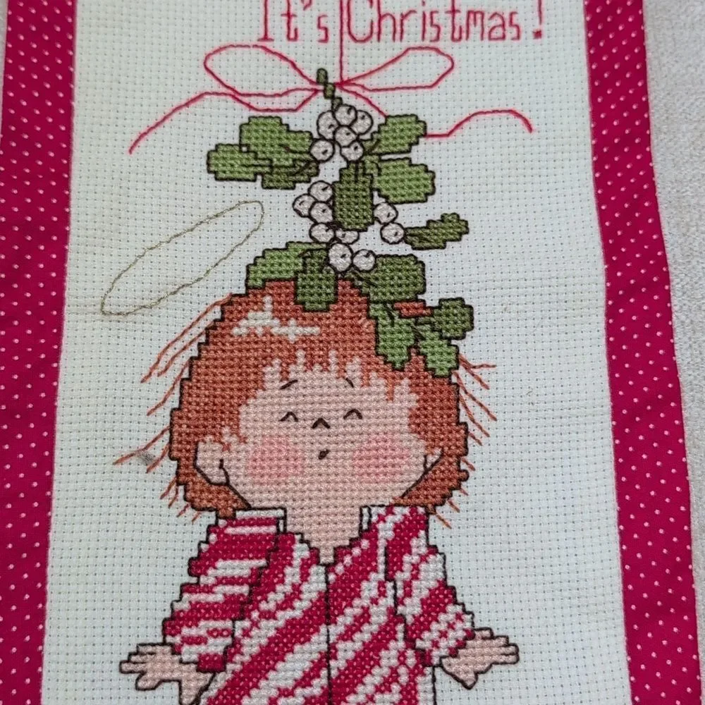 Handmade festive wall