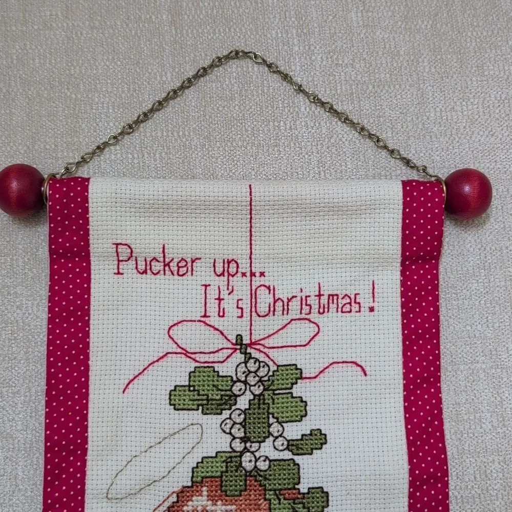 Handmade festive wall