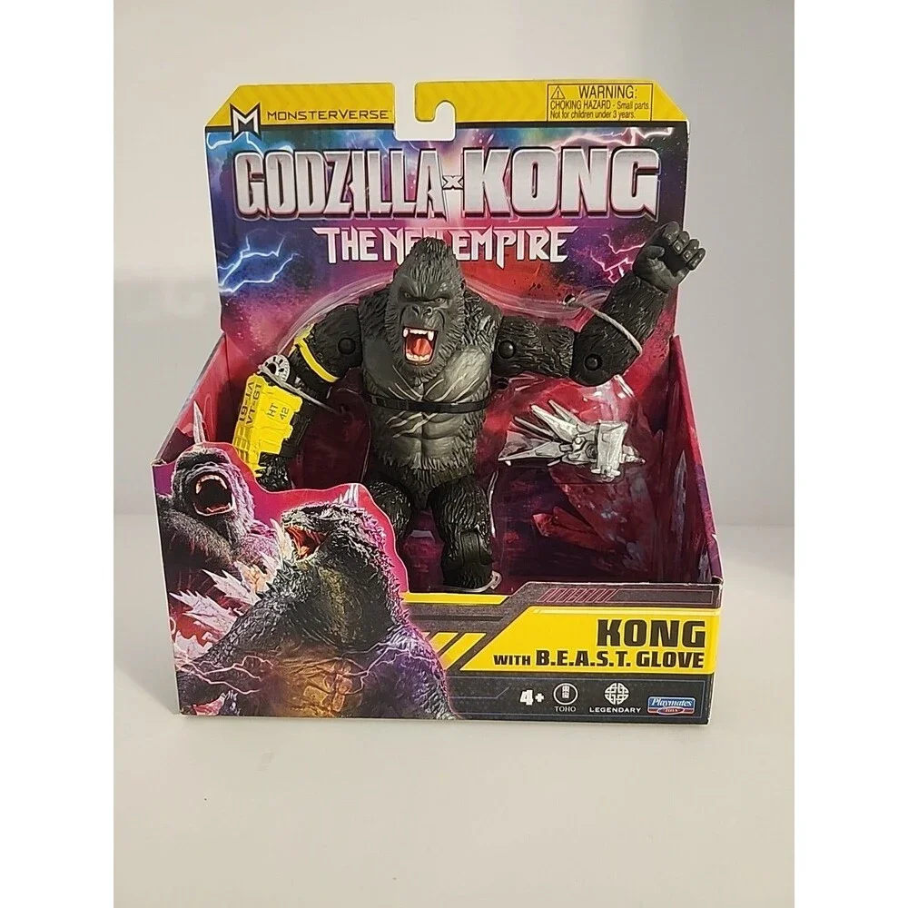 Playmates Godzilla x Kong The New Empire Kong with B.E.A.S.T glove 6