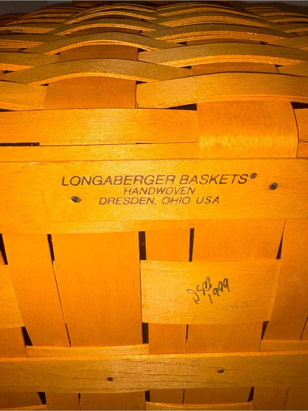 Longaberger 1999 large