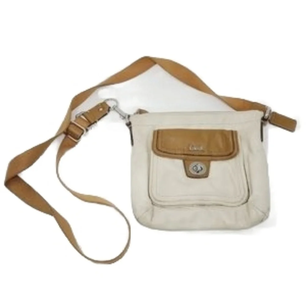 Coach | Classic Retro Cream & Brown Crossbody Bag