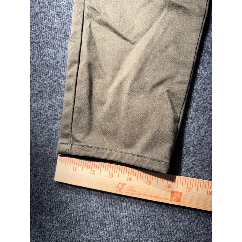 Sandpiper Mens Olive Green Cargo Pants Multi Pocket Utility Trousers Size 22
