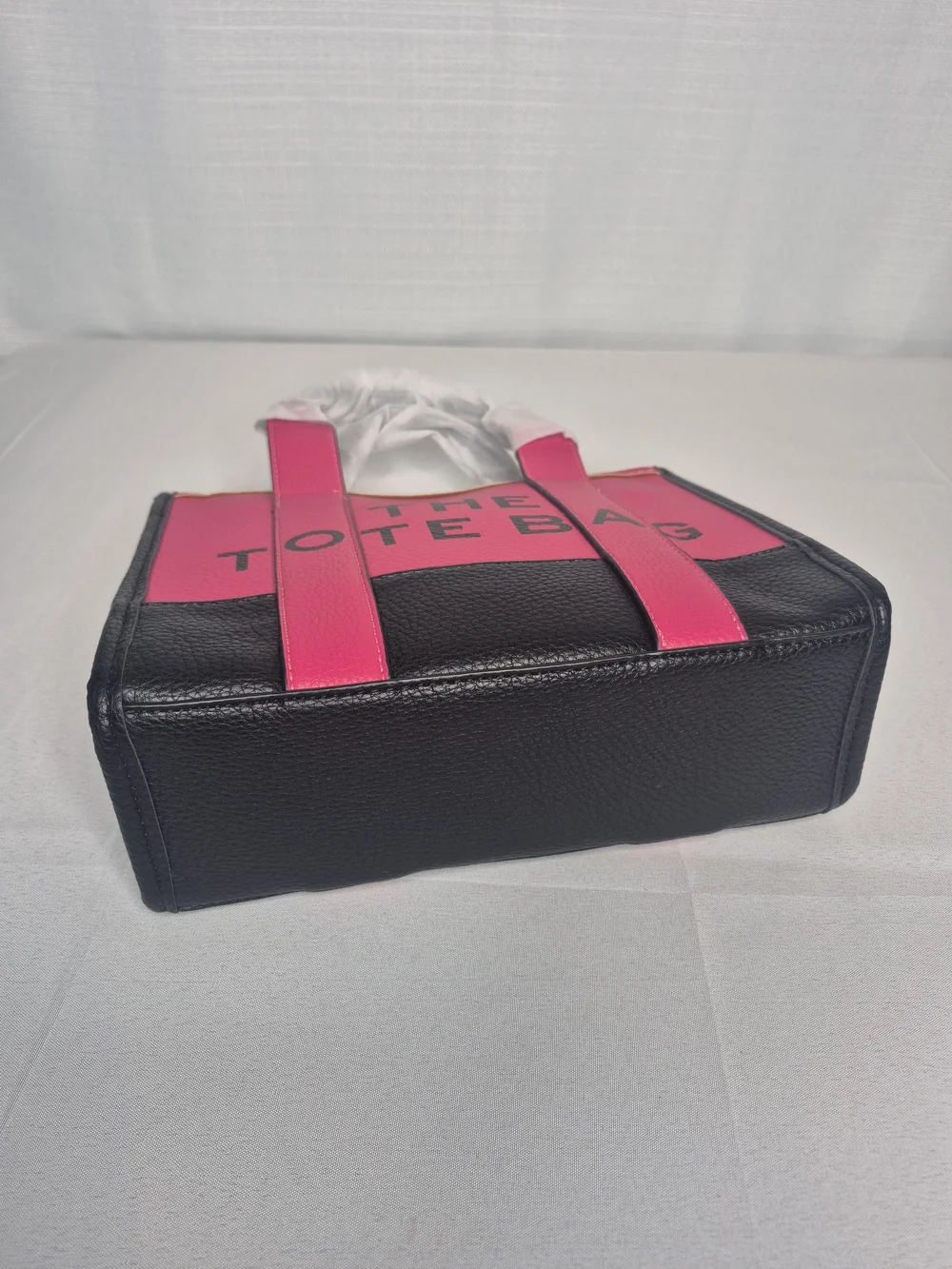 Fashion Pink and Black Women’s Structured Tote Bag NWOT