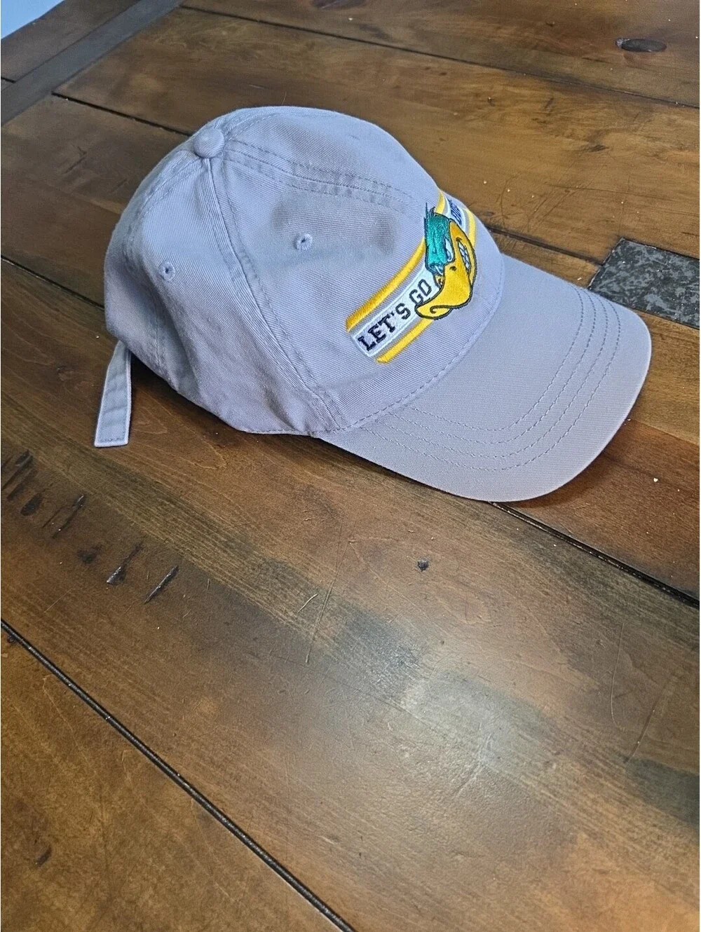 Oregon Ducks Hat Cap America Grey Curved Brim Embroidered Mascot Strapback Golf
