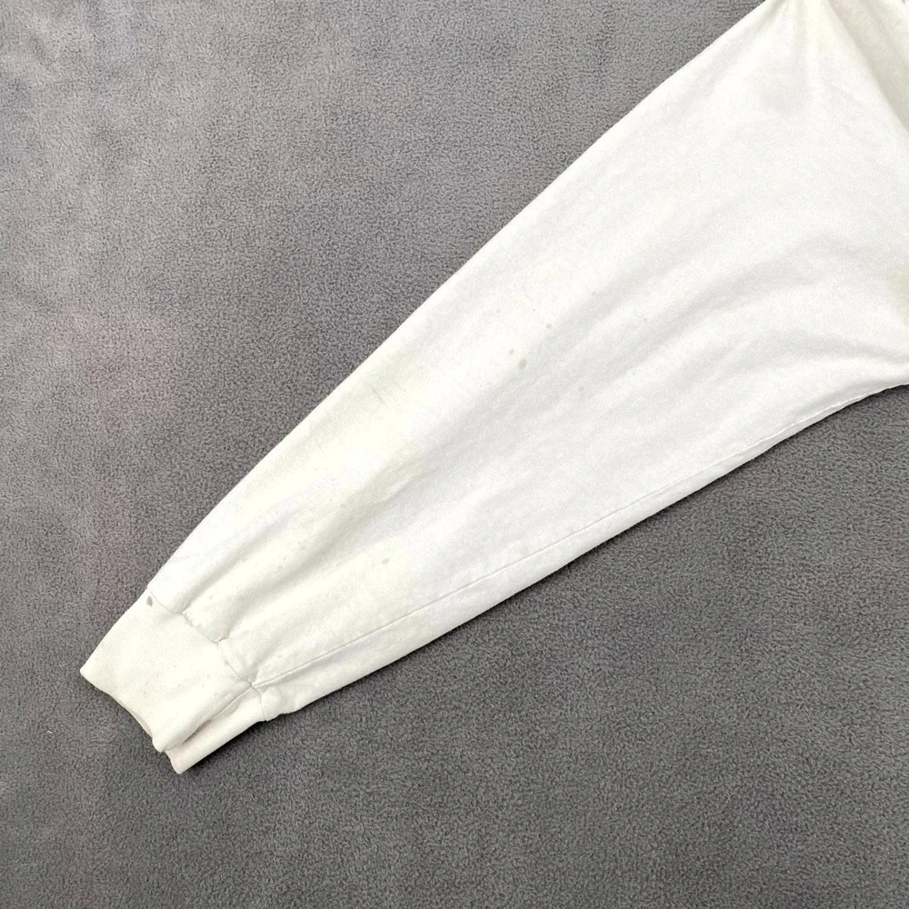 American Eagle Football T-Shirt Mens Large White Helmet Graphic Cotton Pullover