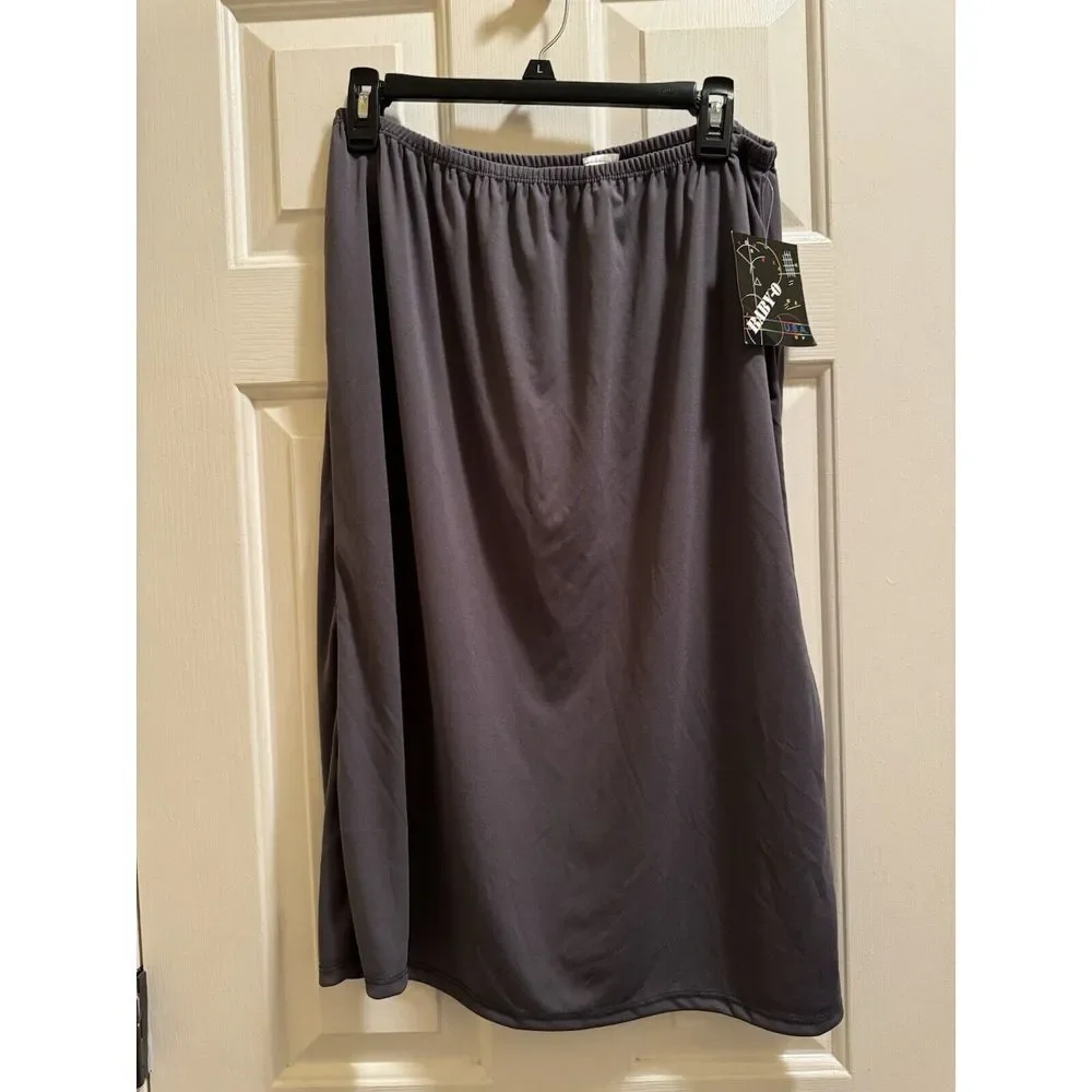 Vintage 80-90's NWT Baby O Gray Skirt Size 20‎ Made In USA New Old Stock