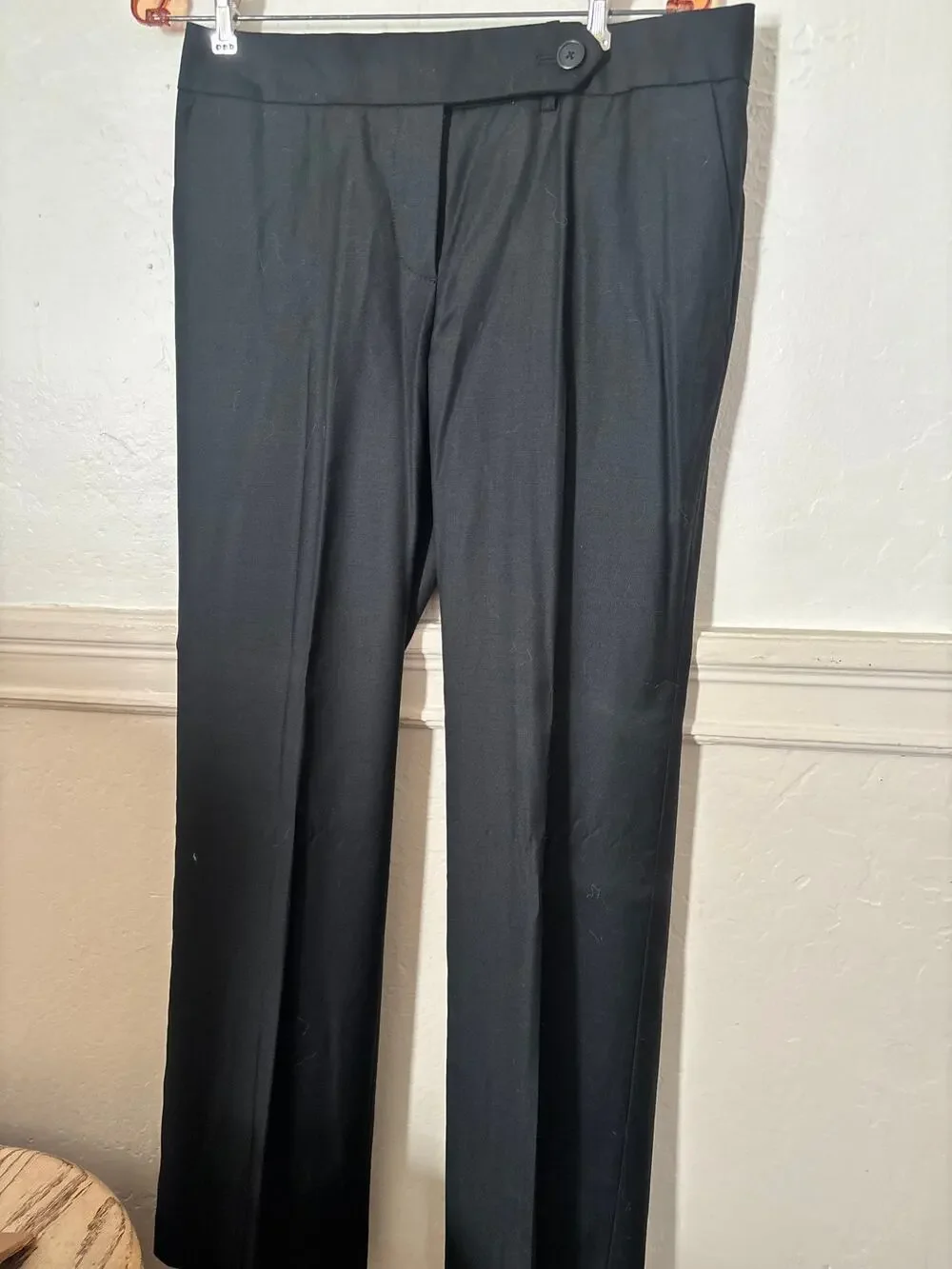J.Crew Favorite Fit Wool Dress Pants Women’s Size 6 Black Trouser