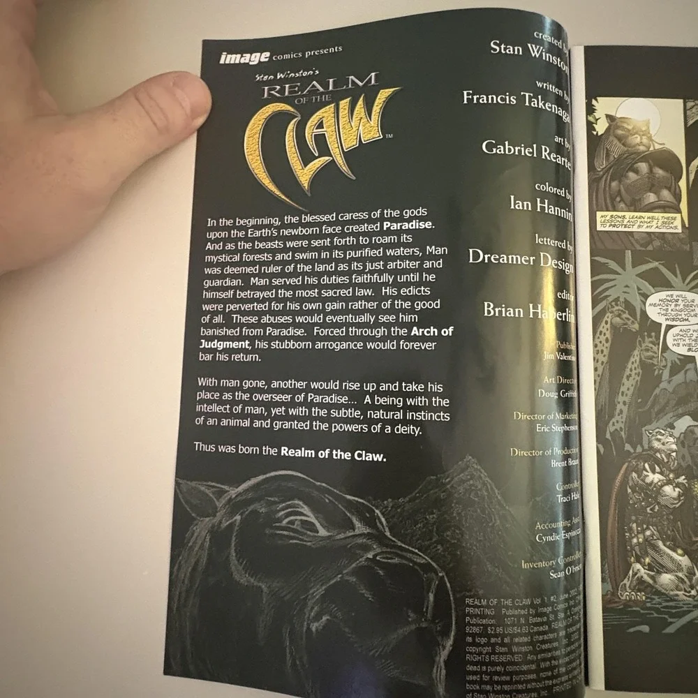 Stan Winston Mutant Earth & Realm Of The Claw #2 Image Lot 2 2002 Fantasy