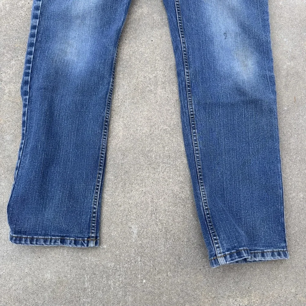 Y2K Unicorno Uomo Italia Jeans Mens 34x30 Blue Denim Straight‎ Leg Made in Italy