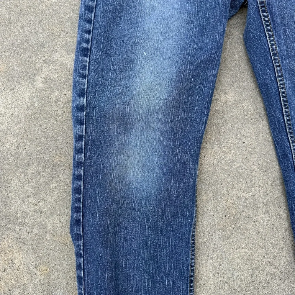 Y2K Unicorno Uomo Italia Jeans Mens 34x30 Blue Denim Straight‎ Leg Made in Italy