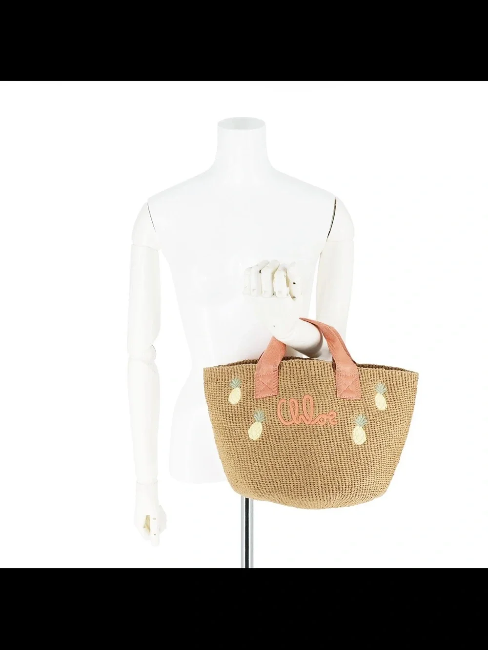 Chloe woven straw