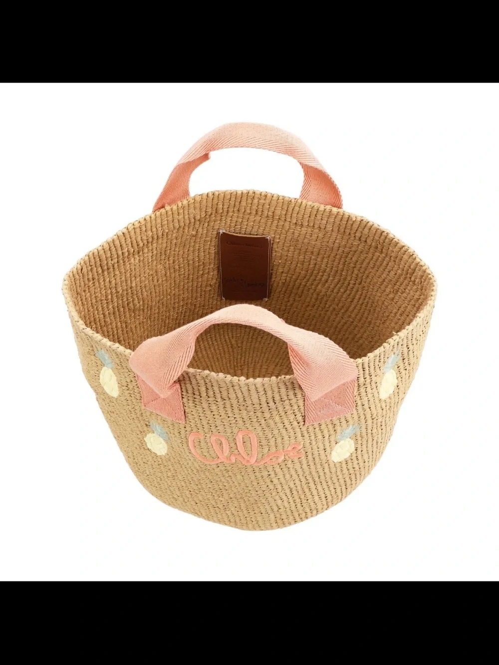 Chloe woven straw